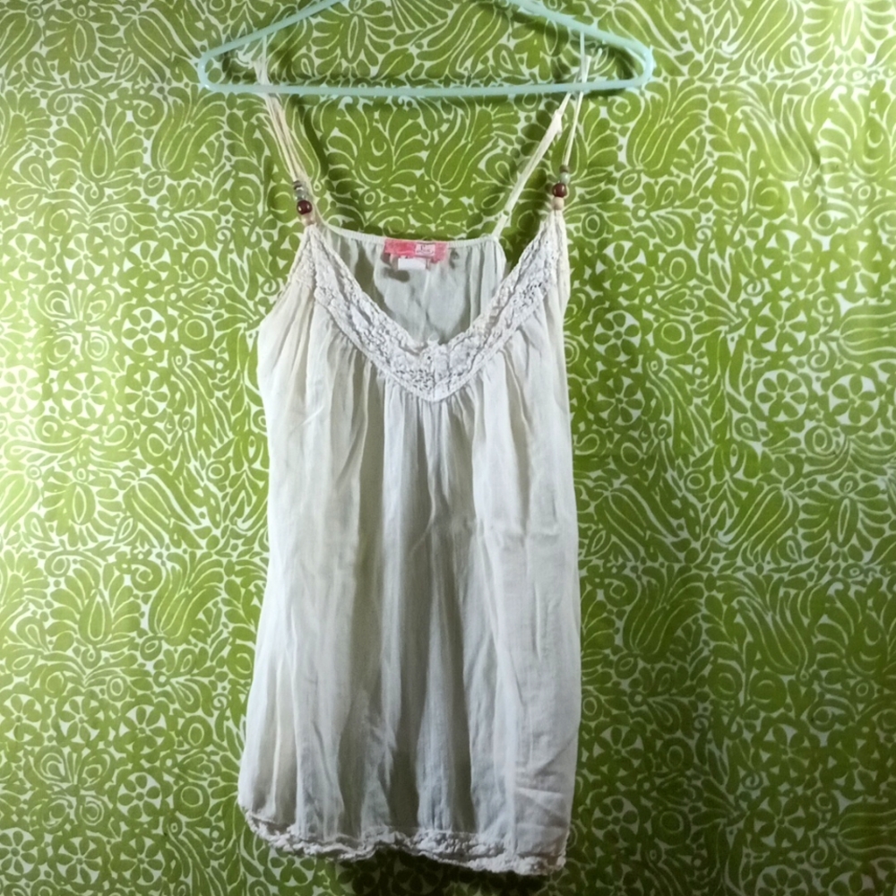 Linen tank size Large